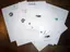 Collection of SPA (professional organization) branded stationery and letterhead designs featuring consistent logo placement and corporate identity elements across multiple document formats